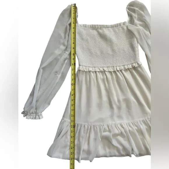 Aritzia Wilfred Tempest Dress in Light Birch size small - Picture 9 of 14